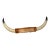 Rustic Vintage Large Hide-Wrapped Steer Horns For Sale