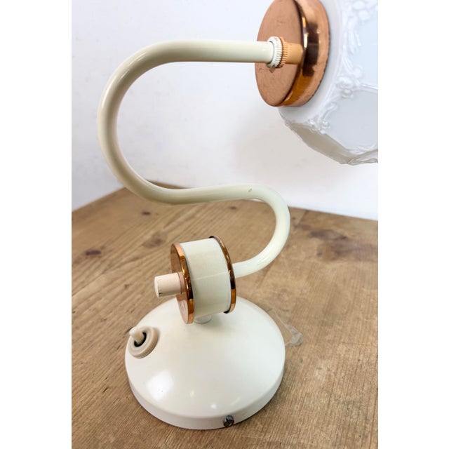 Vintage Wall Light with Milk Glass from Drukov, 1960s For Sale - Image 15 of 18