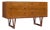 Mid 20th Century Helge Vestergaard-Jensen for Peder Pedersen Mid Century Sculptural Danish Teak 6 Drawer Dresser For Sale