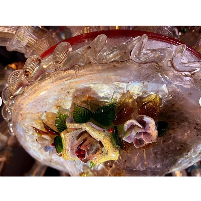 Venetian Rezzonico Chandelier in Murano, 1950s For Sale - Image 15 of 18