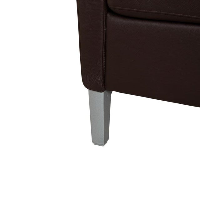 Three-Seater Sofas in Leather from Rolf Benz, Set of 2 For Sale - Image 6 of 14