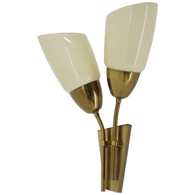 Brass Wall Lamp by Kamenicky Senov, 1970s For Sale - Image 6 of 6