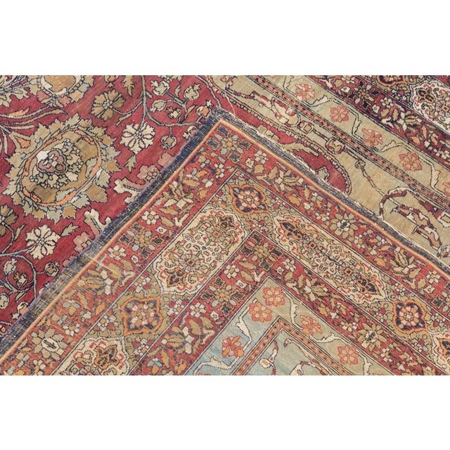 Persian Lavar Kerman Rug 4'6'' X 7'0" For Sale - Image 3 of 12