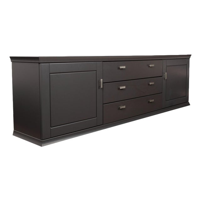 Black Wood Sideboard from Musterring For Sale