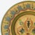 Plate was made of painted terracotta. It was made in Italian renaissance style. This piece has an attribution mark, I am...