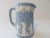 Art Nouveau 1920s Wedgwood of Etruria & Barlaston Embossed Queens Ware Creamer For Sale - Image 3 of 10