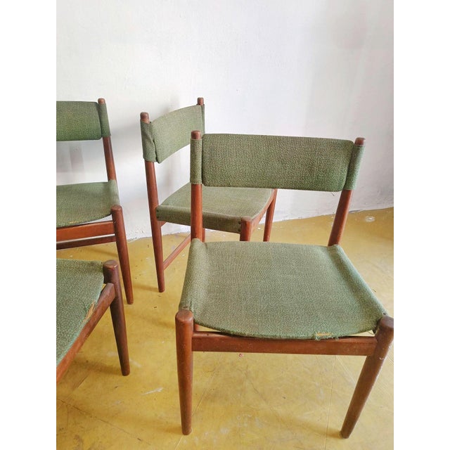 Mid-Century Modern Danish Dining Chairs by Kurt Østervig for Sibast, 1960s, Set of 4 For Sale - Image 3 of 10