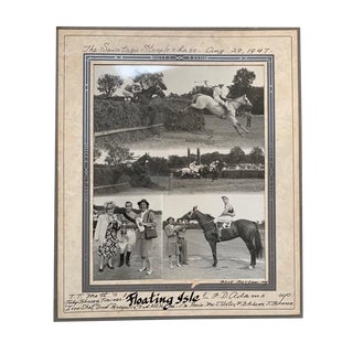 Vintage Horse Race Winner Print For Sale