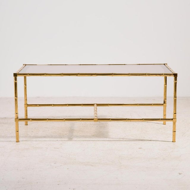 1970s Vintage Brass Coffee Table, 1970s, Set of 3 For Sale - Image 5 of 16