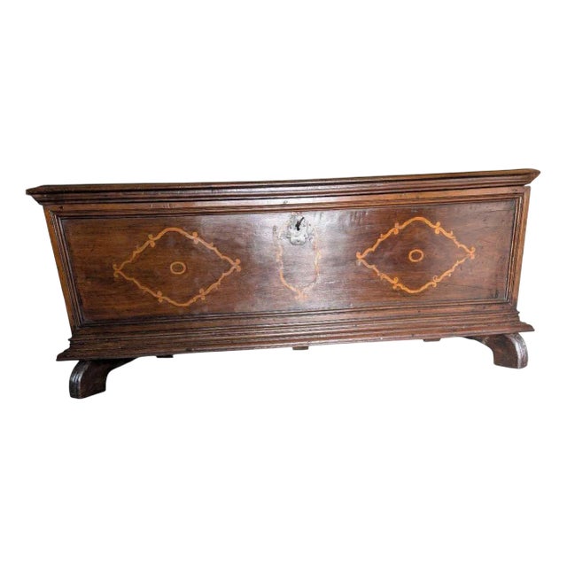 Walnut Chest, 17th Century For Sale