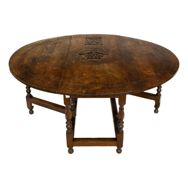 An Important Arthurian Revival Gateleg 'Round Table', 19th Century For Sale