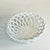White Vintage French Style Handcrafted Open Weave Pottery Serving Bowl. For Sale - Image 8 of 10