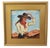 2020s Impressionist Western Cowgirl & Horse Painting Including the Antiqued Gold Wood Frame For Sale - Image 5 of 5