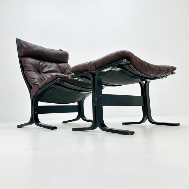 Wood Mid-Century Siesta Chair by Ingmar Relling for Westnofa Furniture, 1960s For Sale - Image 7 of 11