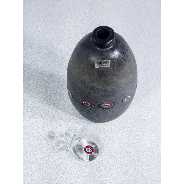 Blown Glass Vases by A. Barbini, Set of 2 For Sale - Image 13 of 18