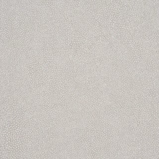 Schumacher Dunbar Shagreen Vinyl Wallpaper In Dove For Sale
