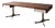 Italian Wood and Metal Writing Desk by Trau Arredamenti for Metallici Spa, 1960s For Sale