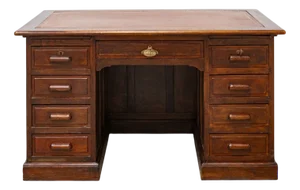 Oak Ministerial Desk, 1920s