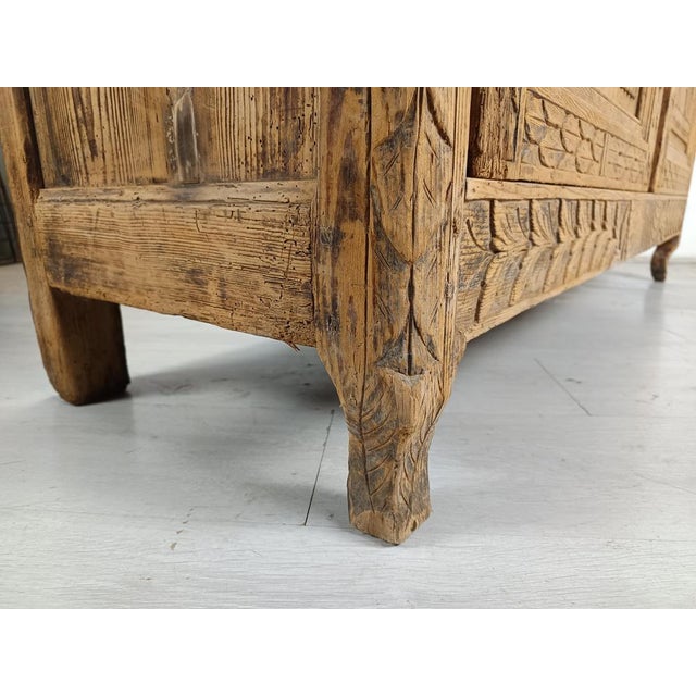 Rustic Folk Art Sideboard For Sale - Image 16 of 18