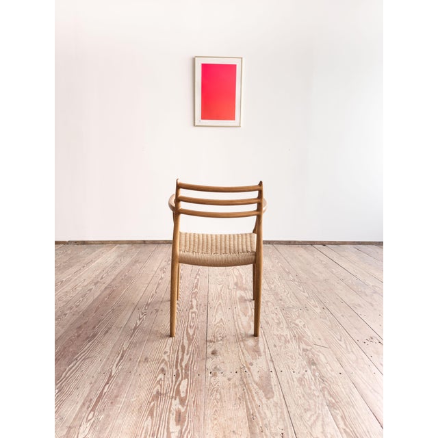 1960s Mid-Century Modern Danish Model 62 Armchair in Oak by Niels O. Møller for J.L. Møllers, 1960s For Sale - Image 5 of 18