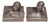 Pr. Bronze Finish Clad Dante and Beatrice Bookends by Jennings Brothers C. 1930's For Sale