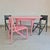 1950s Mid-Century Round & Extendable Pink Dining Table, 1950s For Sale - Image 5 of 13