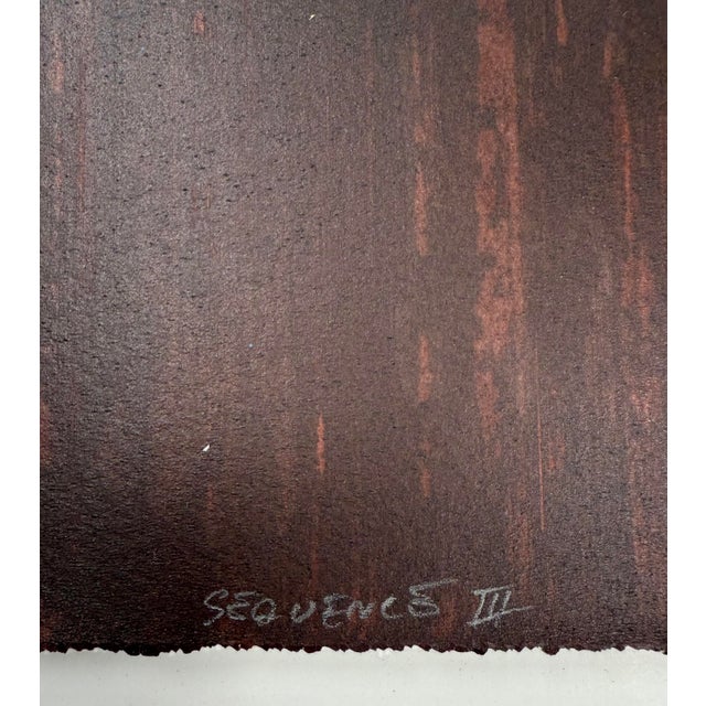 2000 - 2009 2008, Sequence 3, Contemporary Abstract Expressionist, Silkscreen Print, Artist Joe Segal For Sale - Image 5 of 7