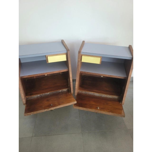 Mid-Century Italian Nightstands, 1970s, Set of 2 For Sale - Image 9 of 17