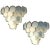 1970s Disc Chandeliers from Vistosi, Murano, 1970, Set of 2 For Sale - Image 5 of 5
