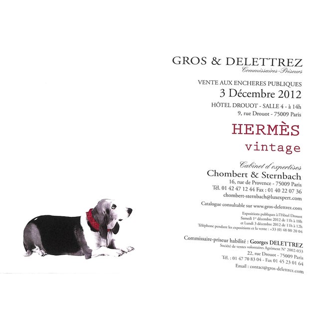 [44] pp. 479 lots Gros & Delettrez 3 Decembre 2012 Hotel Drouot 8 1/4" x 11 5/8"