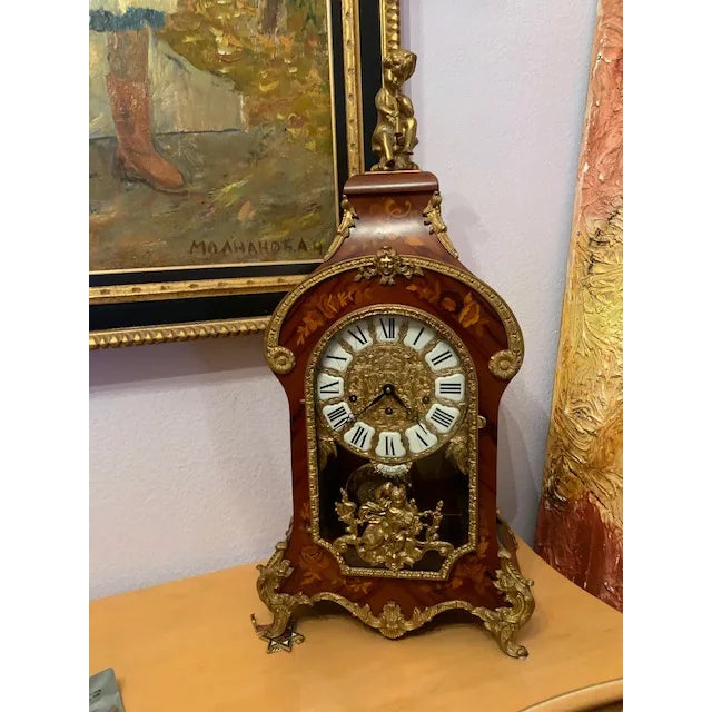 French Style Versailles Clock For Sale - Image 11 of 13