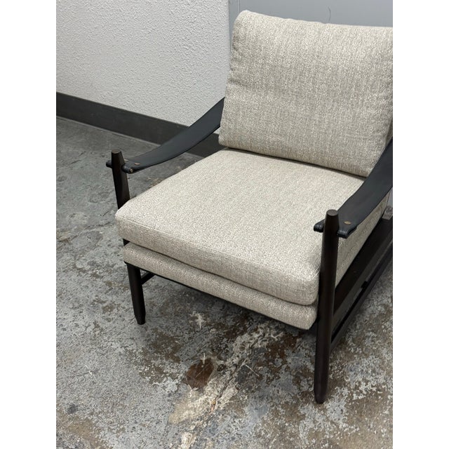 Lily Jack Bespoke Oak Wood Accent Chair For Sale - Image 11 of 12