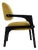 Arches Dining Chair in Mustard Cotton Velvet from Insidherland For Sale