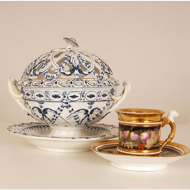 Antique Wedgwood Tableware 18th Century Orange or Chestnut Basket Pierced Lattice Work For Sale - Image 12 of 18