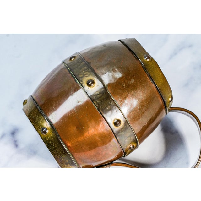 Antique Wonderful Handmade Copper Arts and Crafts Style Mug Cup For Sale In New York - Image 6 of 8