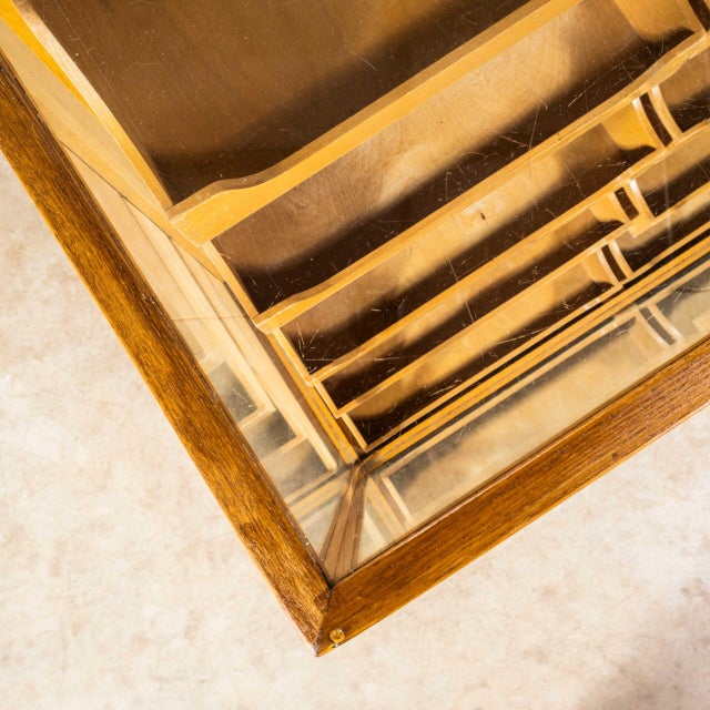 English Oak Haberdashery Cabinet, 1950s For Sale - Image 12 of 13