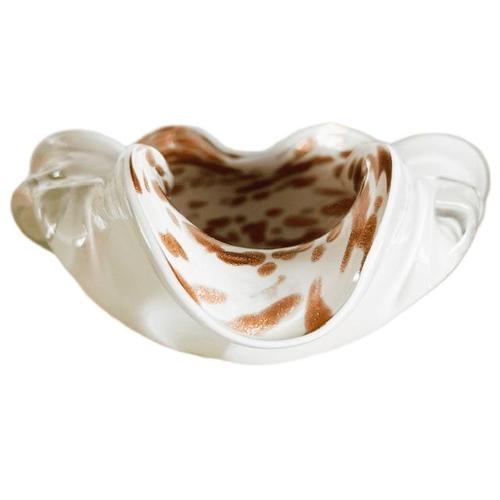 Vintage Murano Glass Bowl by Fratelli Toso, 1950s For Sale - Image 4 of 8