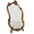 Mid-Century Baroque Style Gold Leaf Gilded Crest Mirror, 1950s For Sale - Image 4 of 7
