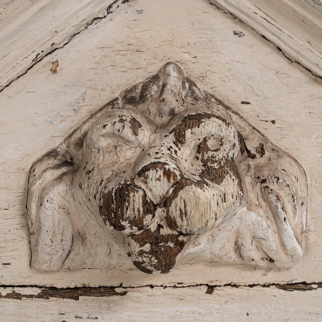 19th Century French Pair Of White Patinated Wooden Mirrors For Sale - Image 10 of 10