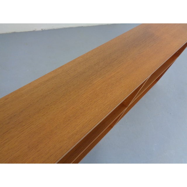 Large Freestanding Teak Bookcase, Denmark, 1960s For Sale - Image 10 of 15