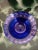 Empty Pockets Tray in Murano Glass, Blue Bubbles & Silver Powder, 1990s For Sale - Image 4 of 6