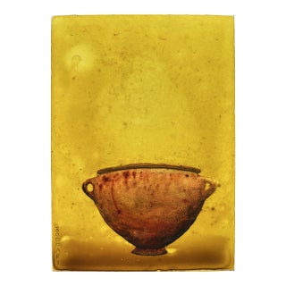 Still Life Contemporary Mixed-Media Painting "Bell Crater" For Sale