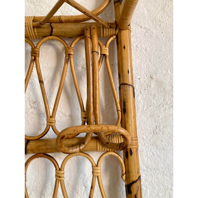 Vintage Italian Wicker Chair, 1960s For Sale - Image 4 of 5