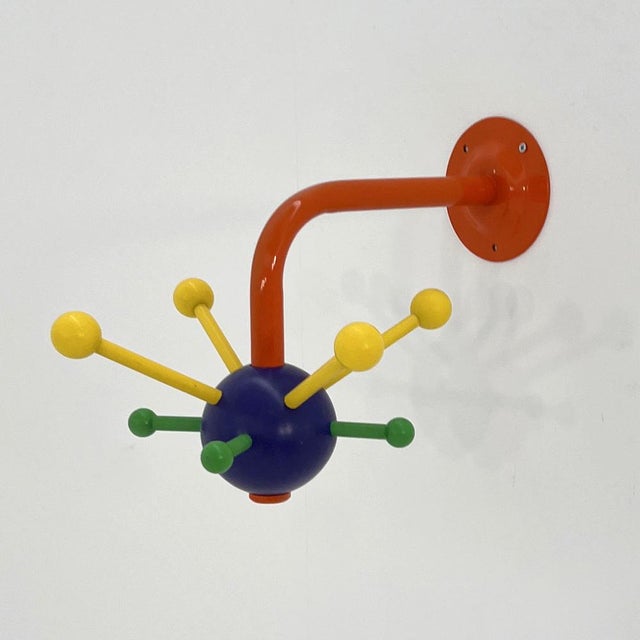 Wood Multicolor Mina Coat Rack from Ikea, 1990s For Sale - Image 7 of 7