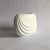 1970s 1970s Rosenthal Studio Line by Uta Feyl, Porcelain Curved Geometric Bisque Vase For Sale - Image 5 of 6