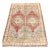 Turkish Vintage Rug | Double Medallion | 4x5 For Sale