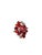 Bochic “Orient” Vintage Orange Sapphire & Cognac Diamond Ring Set In 18K Gold & Silver For Sale - Image 10 of 11