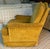 Hollywood Regency Clayton Marcus Vintage Club Chair in Golden Striped Velvet For Sale - Image 3 of 15
