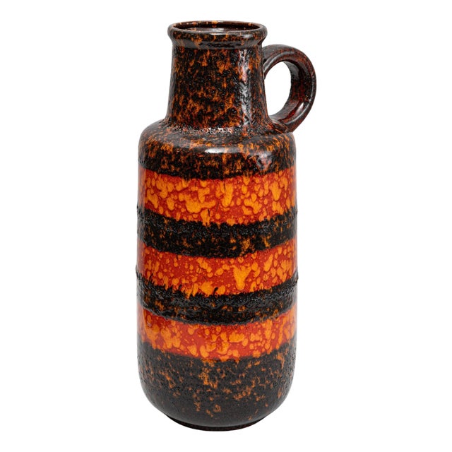 20th Century German 'W. Germany' Ceramic Vase For Sale