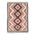 Authentic Navajo Rug Handwoven Wool Eye-Dazzler, Red & Grey Diamond Pattern For Sale